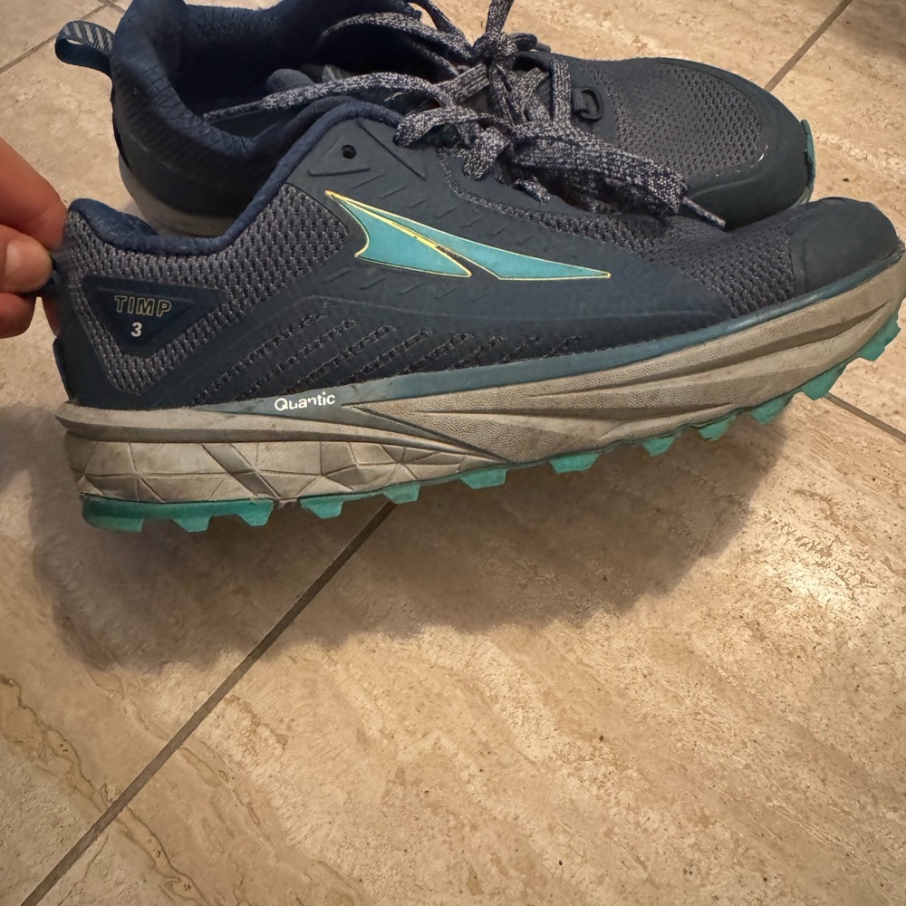 Altra Women's Timp 3 Navy and Teal Trail Running Shoes